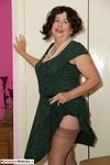 AuntieTrisha Green Dress Striptease