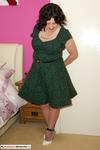 AuntieTrisha Green Dress Striptease