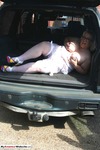 LexieCummings White Baby Doll In The Car